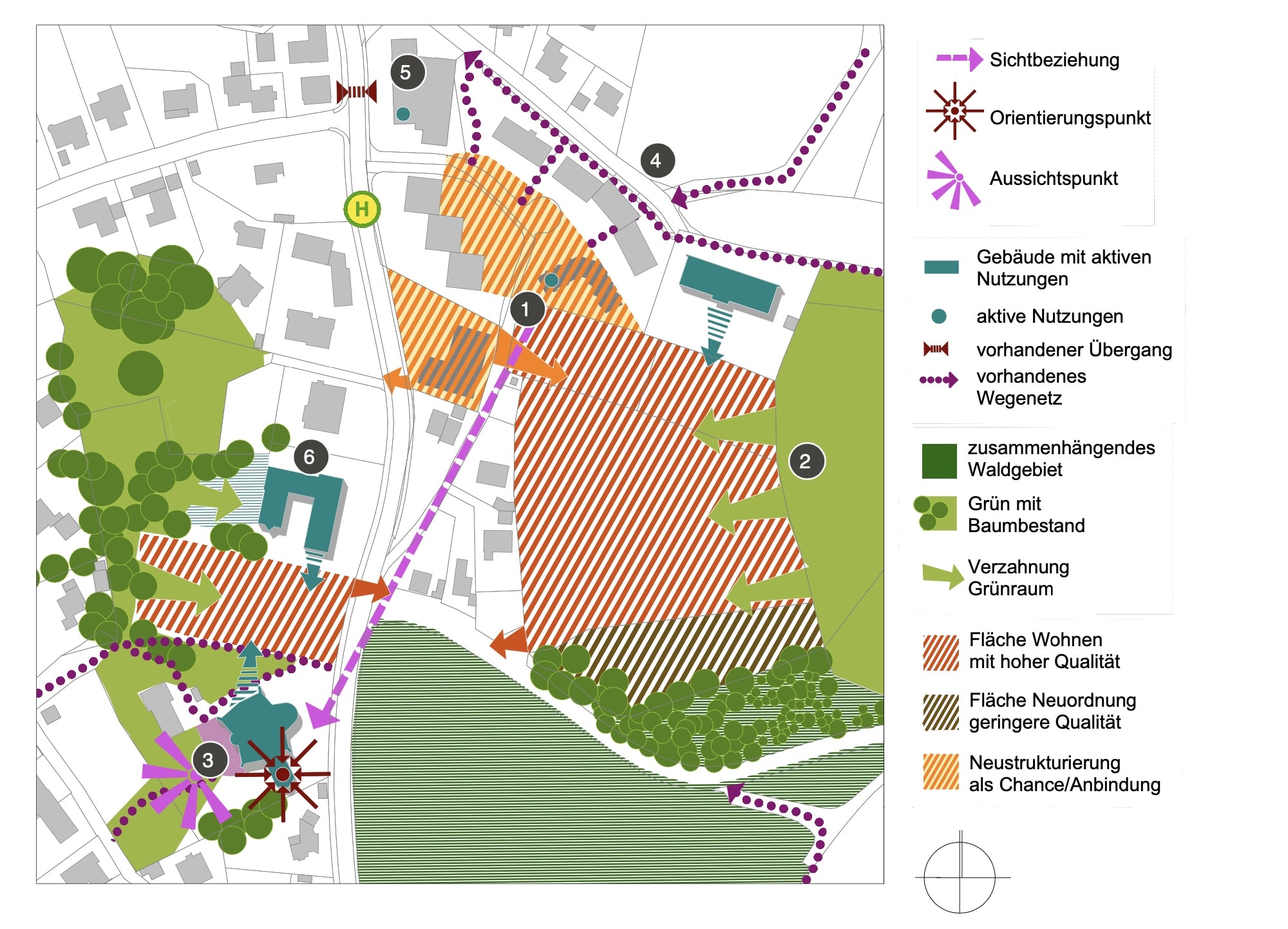 Verzahnung Grünraum Kuckuckswald