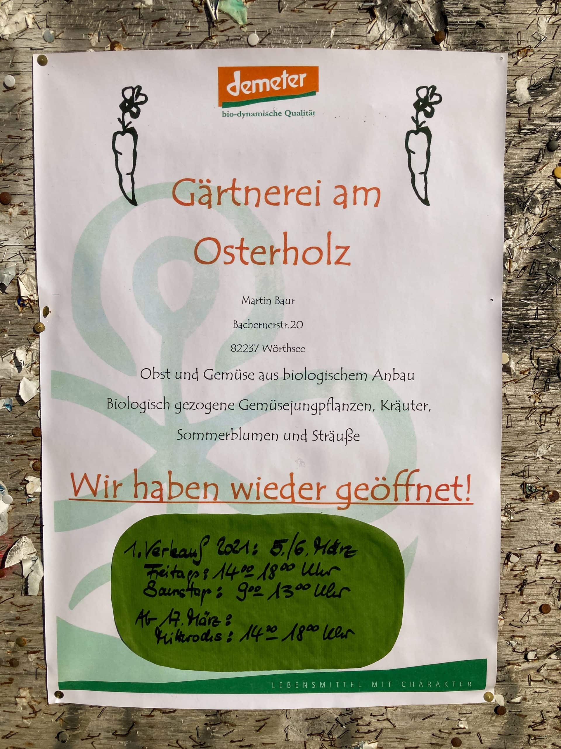 Gaertnerei Osterholz Walchstadt